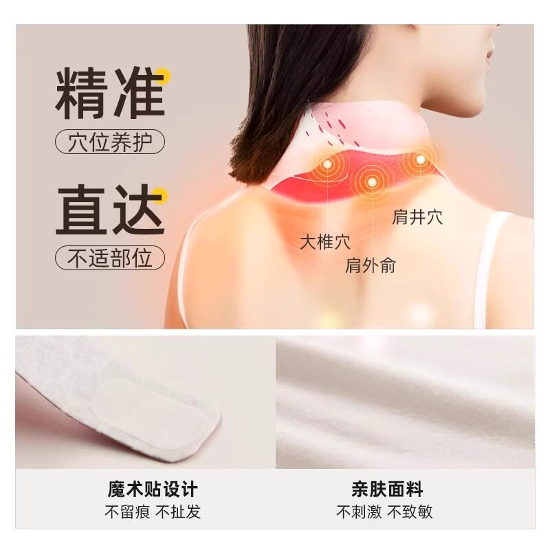 元气达人颈椎贴蒸汽颈贴暖贴肩精油发热围巾肩颈热敷贴围脖子官方 蒸油实拍商品图
