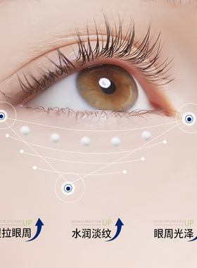 叶黄素眼部护理精华霜淡化黑眼圈细纹提拉紧致抗皱正品官方旗舰店