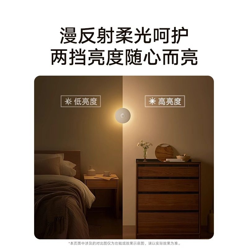 小米米家夜灯3人体感应过道卫生间起夜卧室睡眠婴儿喂奶灯护眼,淘宝优惠券,粉丝福利购,淘宝优惠卷