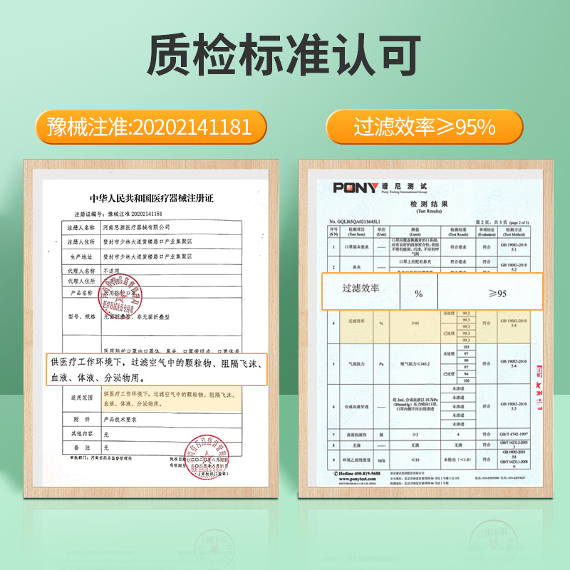 n95级口罩一次性医疗级别秋冬官方正品医用5层医护防护罩7旗舰店6 - 图3