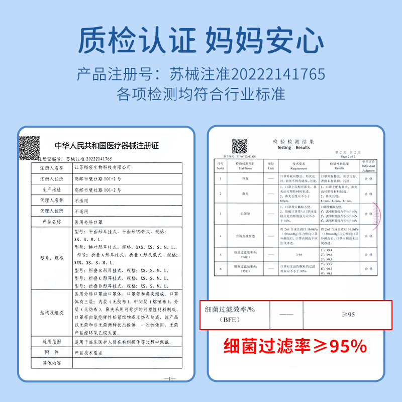 婴儿口罩3d医用外科0到6月12专用婴幼儿小月龄儿童宝宝1一3到6岁 - 图1