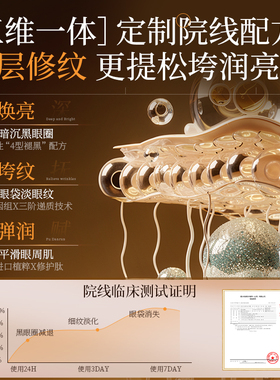 奢华鱼子酱眼膜抗皱紧致淡化细纹抗衰老黑眼圈提亮官方正品旗舰店