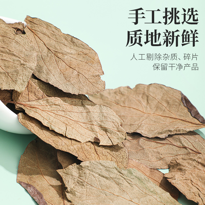 柿子叶茶中草药材柿叶霜后柿子树叶新鲜干货非粉末泡水官方旗舰店 - 图1