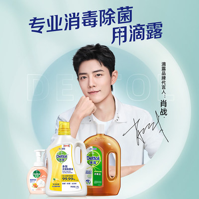 滴露洗衣机消毒液家用杀菌室内非84宠物家居卫浴伤口消毒水1 8l 2 虎窝淘