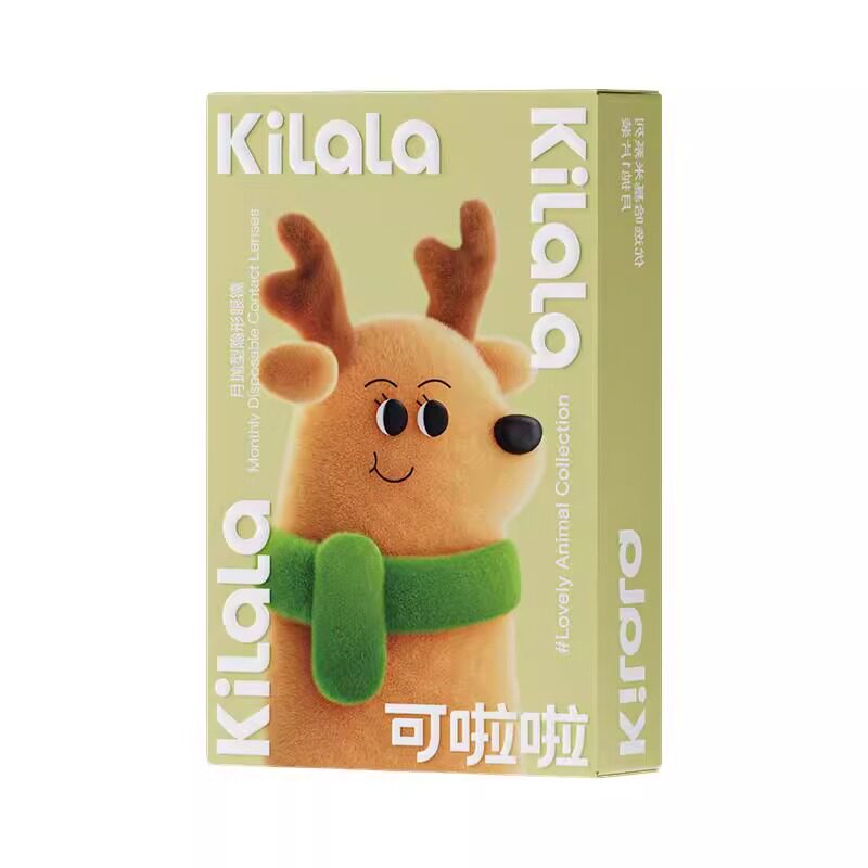 可啦啦【甜宠月抛】2片欧若风美瞳混血自然舒适隐形眼镜