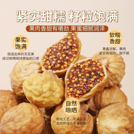 北京同仁无花果干补足黄体酮官方旗舰店无糖无添加优质泡水汤下奶