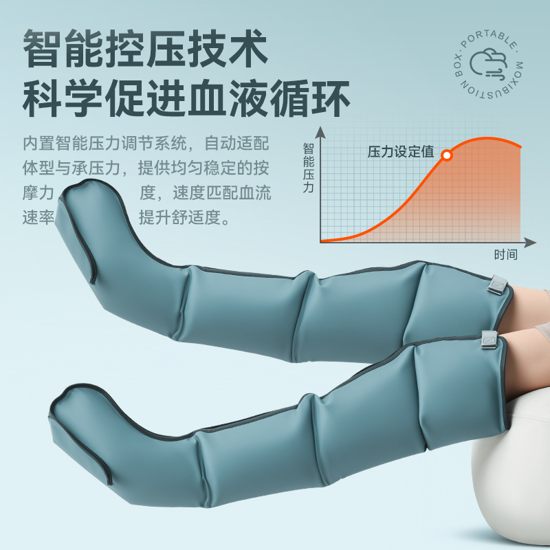 Air wave pressure therapy machine, medical varicose vein pressure, lower limb anti-thrombosis physiotherapy device, leg massager
