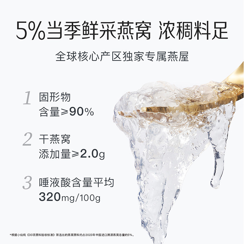 小仙炖鲜炖燕窝冰糖款（低糖）45g*1瓶,淘宝优惠券,粉丝福利购,淘宝优惠卷