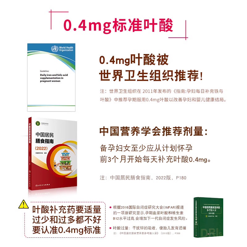 斯利安叶酸片孕妇备孕早期补充叶酸中老年白发活性叶酸官方正品 - 图1