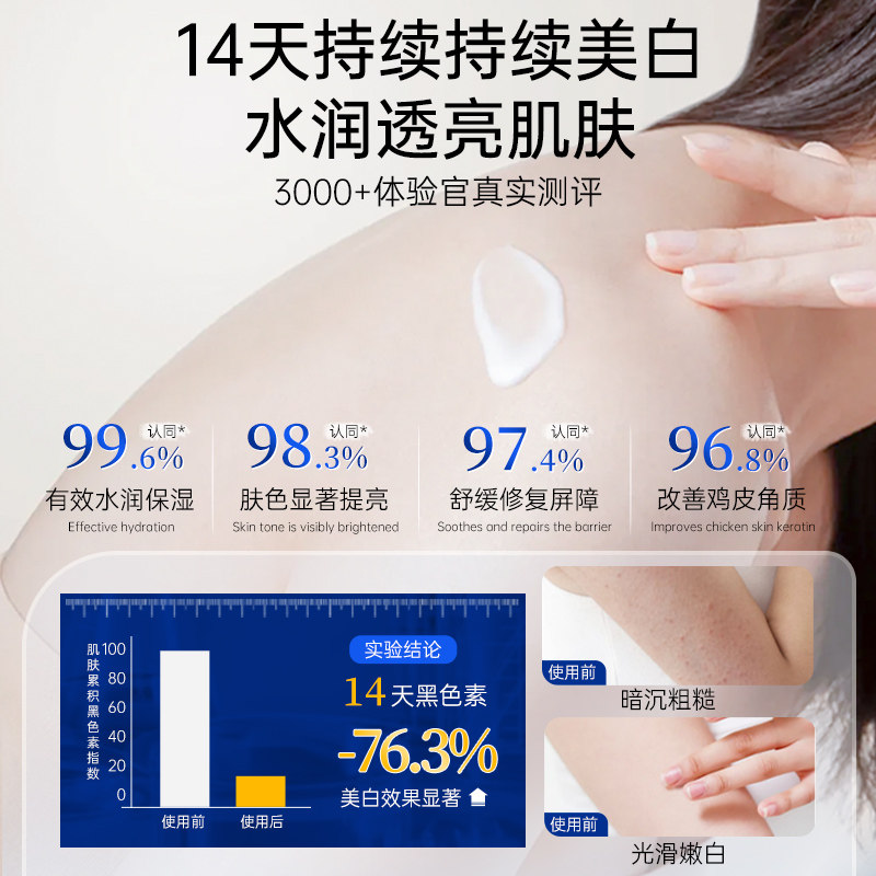 377美白身体乳保湿滋润秋冬B5补水持久留香烟酰胺正品官方旗舰店