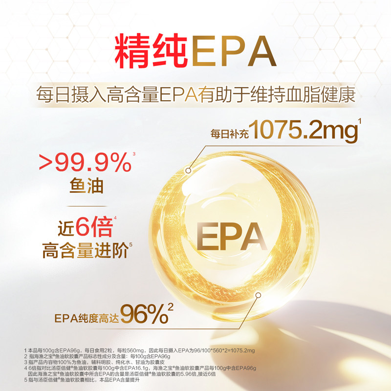 汤臣倍健高纯度epa深海鱼油中老年辅助降血脂omega3鱼油官方旗舰,淘宝优惠券,粉丝福利购,淘宝优惠卷