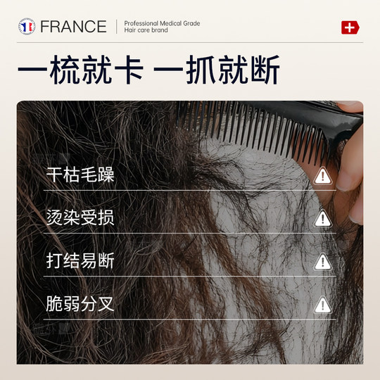 Corrección de proteínas|Mascarilla para el cabello reparadora de teñido y permanente Venta caliente NO.I