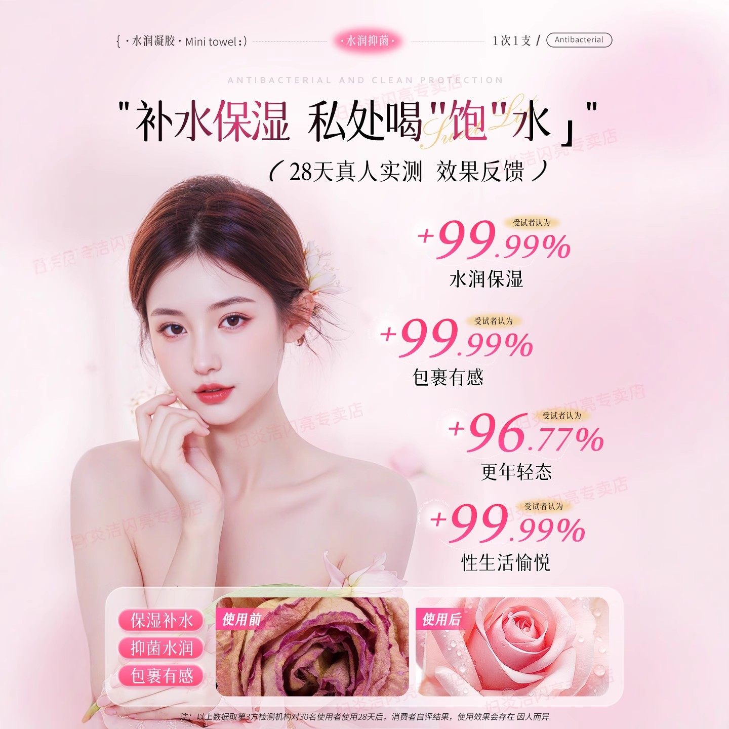 妇炎洁益生菌凝胶私处护理液玻尿酸紧致水润抑菌私密阴道补水女性 - 图1