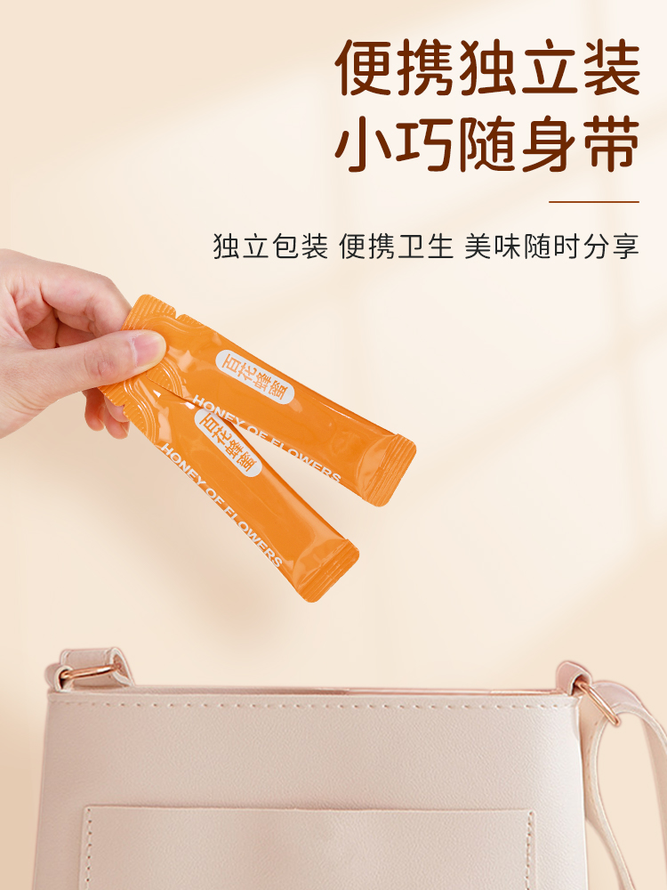 同仁堂蜂蜜礼盒小包装纯正天然便携独立条装送长辈伴手礼年货高档