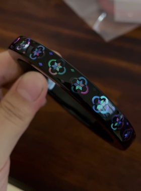 现货｜千里款螺钿大漆手镯灵感源于博物馆江千里漆器