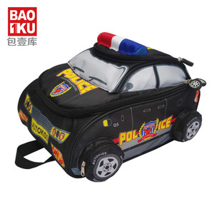 德国AK机动宝贝男孩宝宝幼儿园汽车书包儿童警车中大班一年级背包