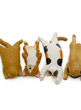 小清新4款温暖系列日本瞌睡Z00动物园柯基猫咪柴犬手造景公仔