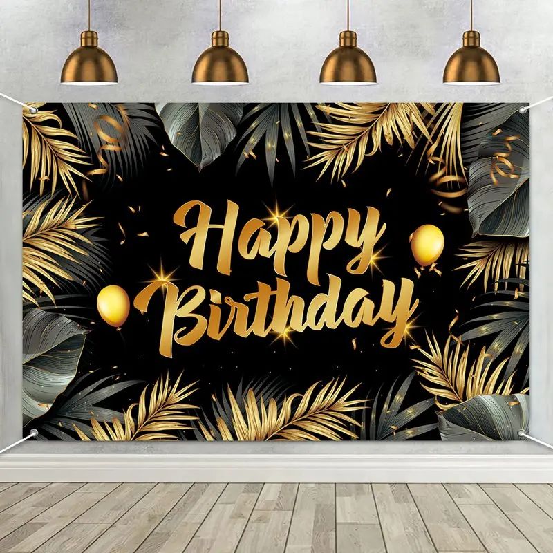 Happy Birthday Backdrop Banner Background 30th 40th 50th Bir - 图2