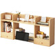 Multi-layer storage space-saving bookcase storage rack on the table