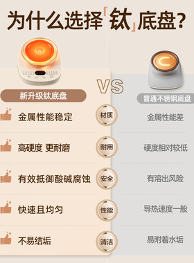 奥克斯纯钛养生壶母婴级材质