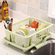 Kitchen tableware with dishes and drip corner rack storage box