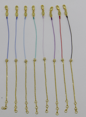 莫桑钻mini小花手绳s925纯银手链