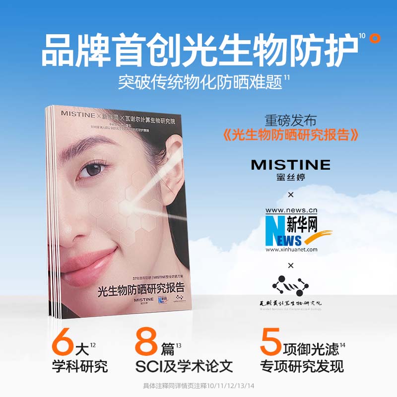 【素颜霜防晒】Mistine修颜防晒霜乳女面部秋季物理隔离蜜丝婷