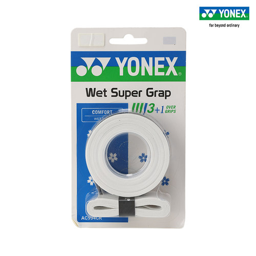 YONEX尤尼克斯羽毛球拍手胶网球拍鱼竿防滑吸汗带4条AC994缠把带-图1