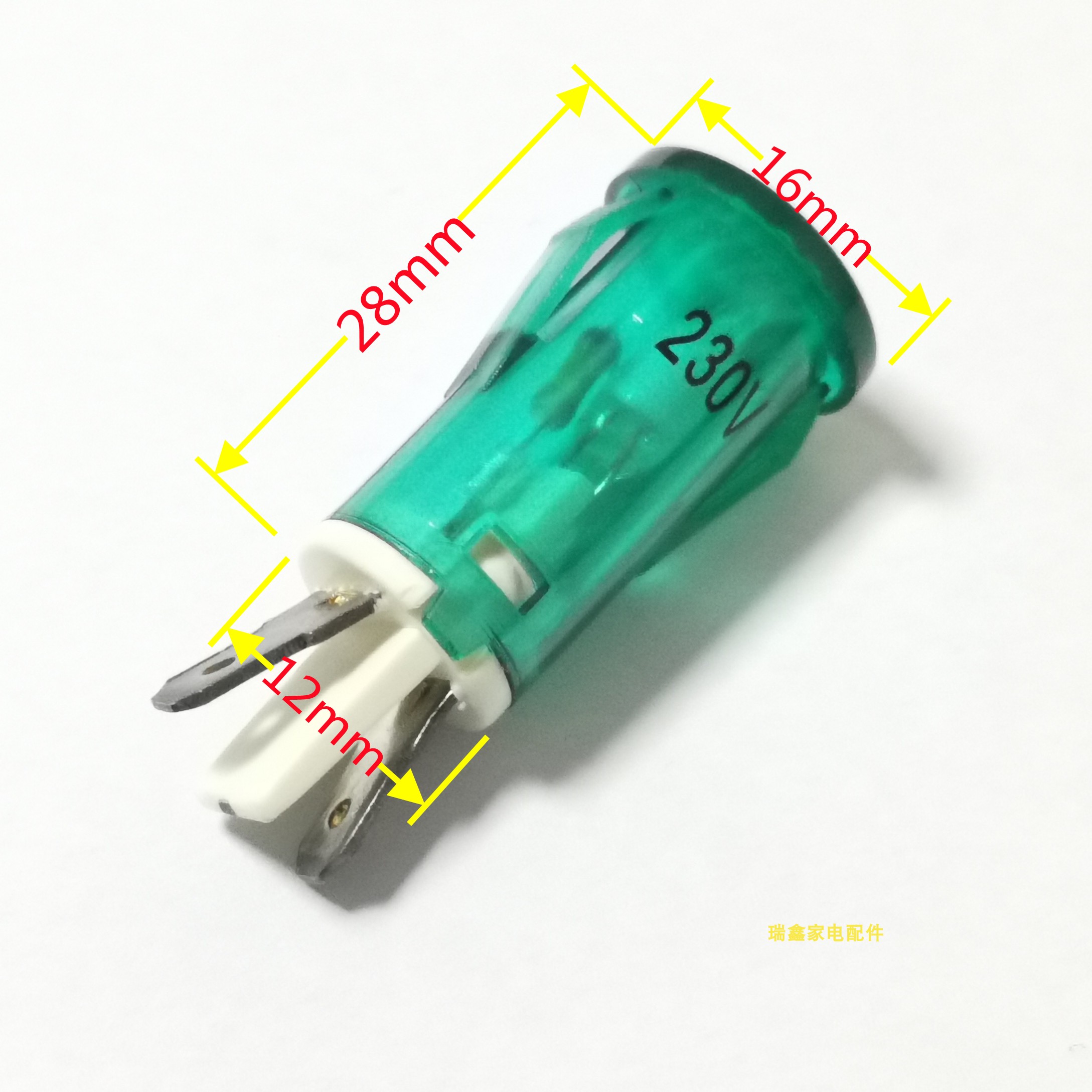 原装全新美的冷柜运行指示灯灯泡冰230V通用冰箱配件大全新品热卖 - 图0