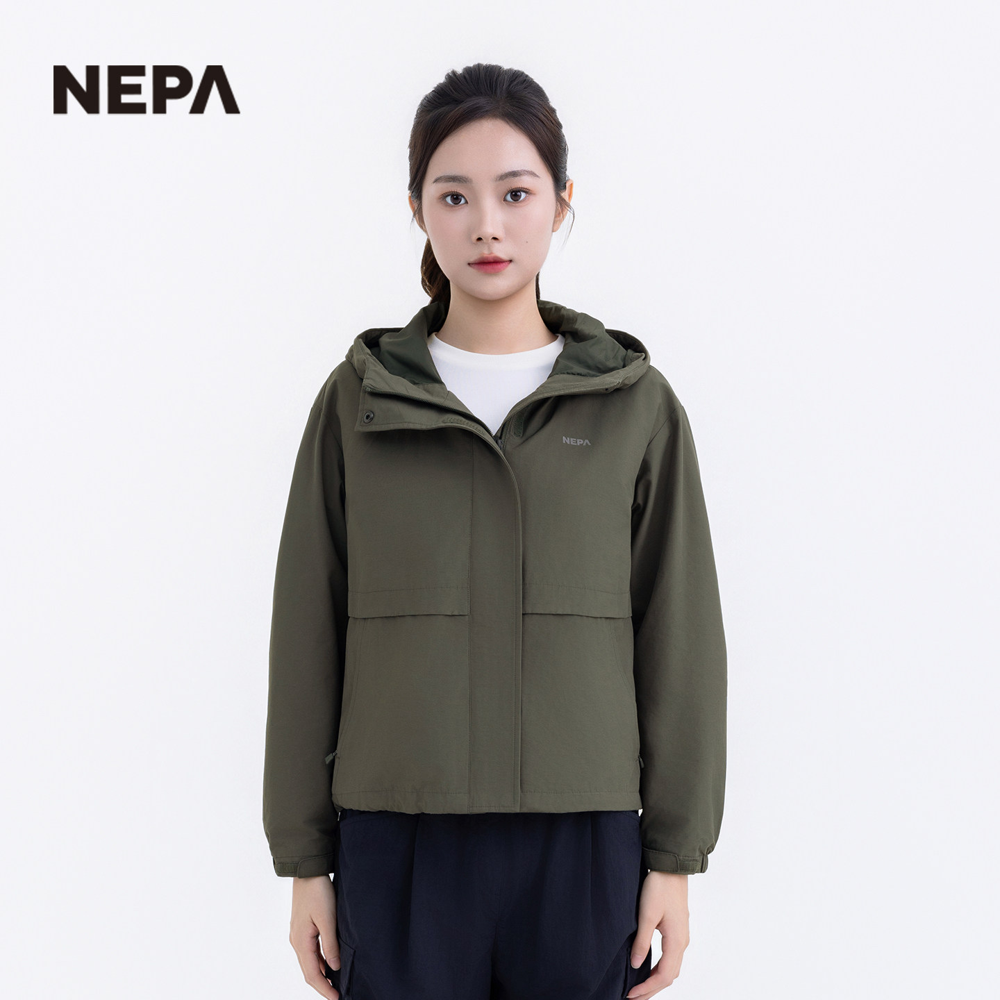 NEPA耐葩户外25秋冬新品女士夹克登山日常防风外套7L60605,淘宝优惠券,粉丝福利购,淘宝优惠卷