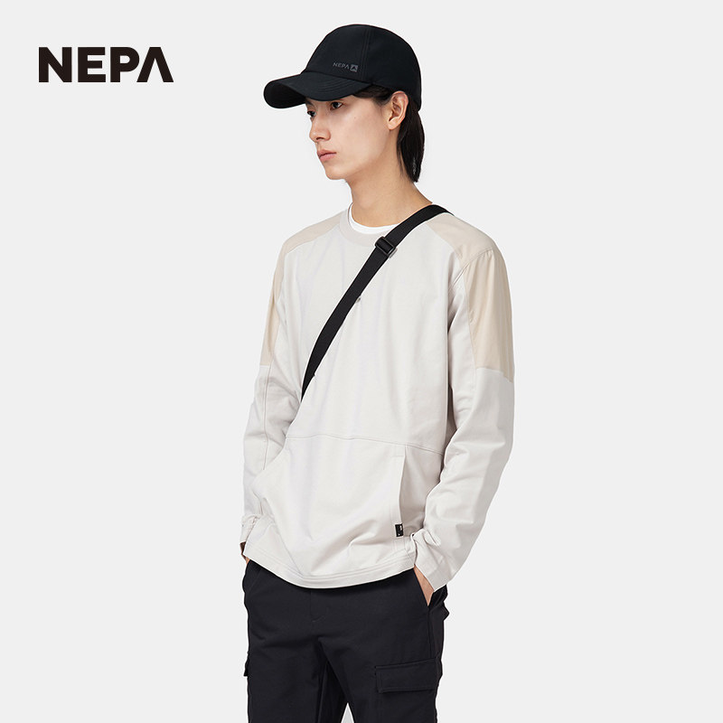 NEPA耐葩24年秋冬男女款户外舒适卫衣休闲圆领T恤7KE5370,淘宝优惠券,粉丝福利购,淘宝优惠卷
