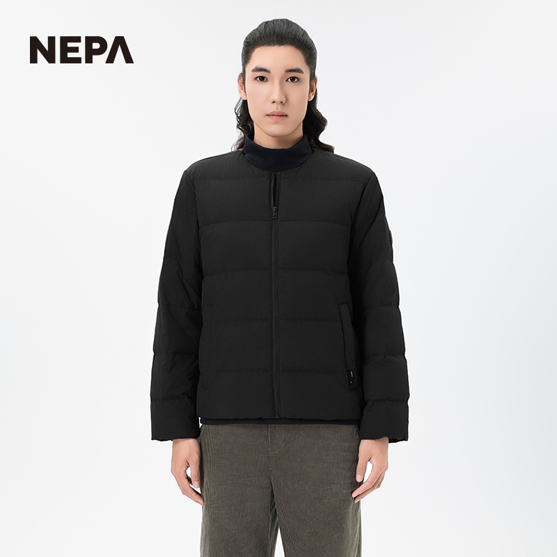 NEPA耐葩24秋冬男女同款保暖羽绒服防风鹅绒羽绒服7KF2078 - 图1