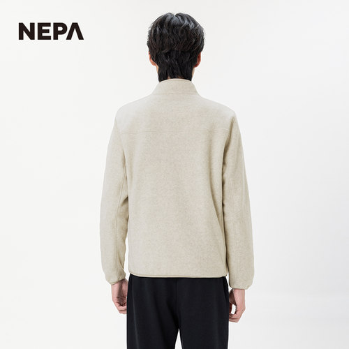 NEPA耐葩24秋冬户外男士绒布外套轻便拉绒保暖夹克7K76163 - 图2