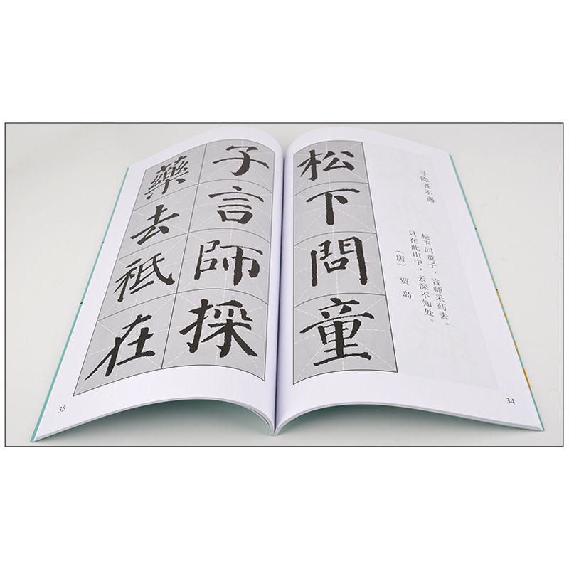 正版 颜体集字古诗 颜真卿颜勤礼碑 中国古诗集字系列 软笔毛笔放大书法练字帖 楷书字帖 王学良 编 上海书画 - 图0