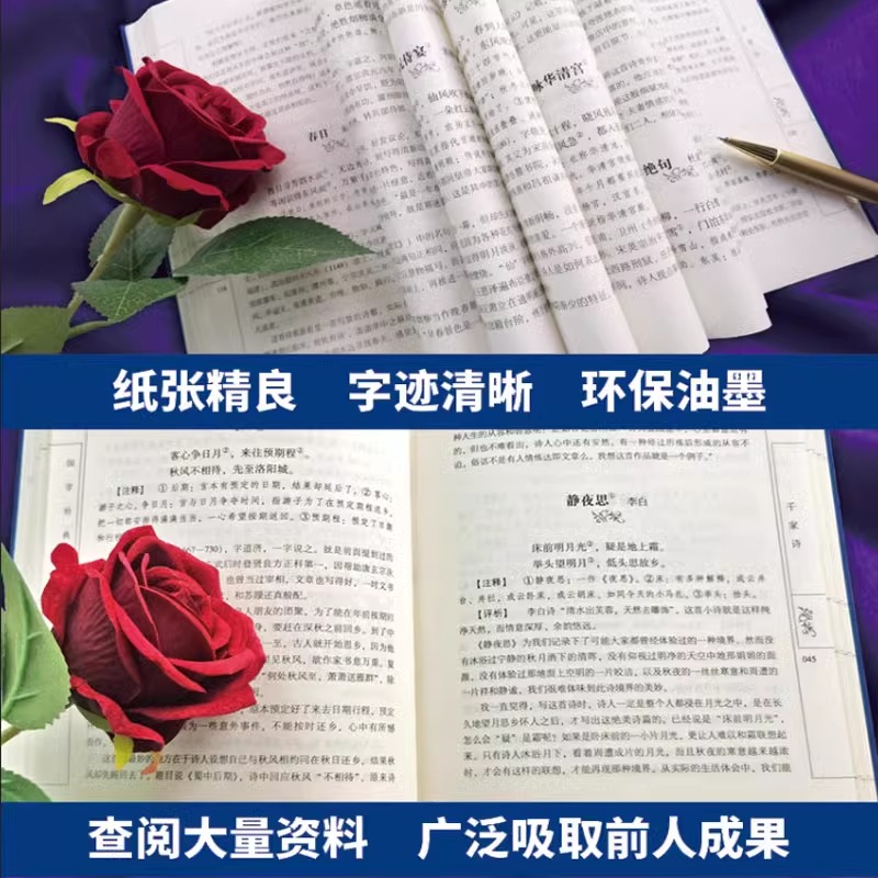 国学经典丛书名家注评本-随园诗话硬壳精装锁线胶钉适合收藏感受古代汉语的变迁领略泱泱大国数千年的文化积淀疑难注释零障碍阅读 - 图1