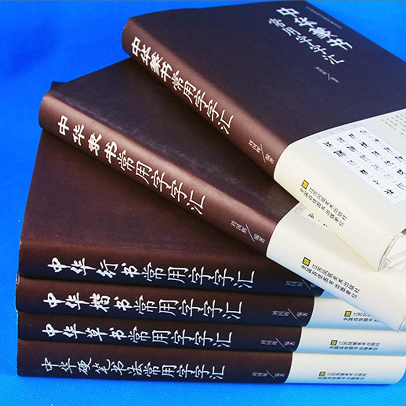 正版包邮中国常用字字汇中华隶书中华行书中华硬笔书法中华楷书中华草书中华篆书楷书行书字帖常用字偏旁部首章法赏析书法 书藉