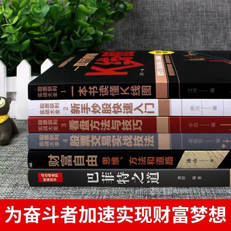 正版全6册】股票入门基础知识基金理财书籍 新手炒股看盘方法与技巧K线图 从零开始学炒股操盘手书籍畅销书财富自由巴菲特之道正版 - 图1