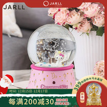 JARLL Skyscraper Water Crystal Ball Music Box Eight-tone Box Girl Girl Girl Birthday Gift twelve 12 Constellation