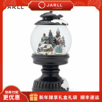 JARLL Christmas Snow House Snowflake Water Crystal Ball Music Box for girls and girls Childrens birthday Christmas present