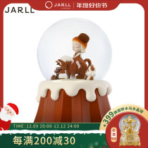 JARLL mminable live water crystal ball music box to send male and female children girl lovers Valentines Day creative gifts