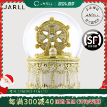 JARLL Zaner Ferris Wheel Water Crystal Ball Eight Phonic Boxes Girls Girlfriends Birthday Valentines Christmas Gift Music Box