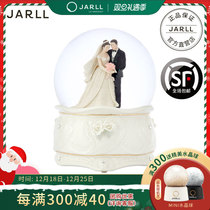 Zell JARLL wedding wedding water crystal ball music box eight-tone box to send girl girlfriend birthday present