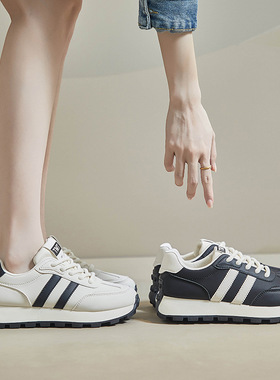 ins韩版阿甘鞋女潮2025春季新款学生跑步运动休闲鞋老爹鞋FD6688