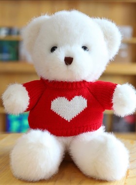 可爱泰迪熊毛绒玩具精品抓机公仔水貂熊玩偶布娃娃儿童生日礼物