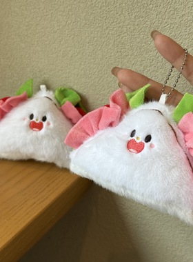 搞怪食品公仔汉堡薯条毛绒挂件曲奇饼干蛋糕卡通包挂饰面包小玩偶