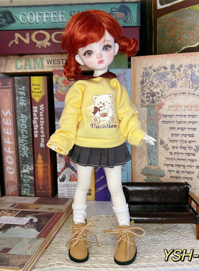 秋冬6分bjd娃娃玩偶换装娃衣30厘米洋娃娃衣服休闲套装洛丽塔裙子