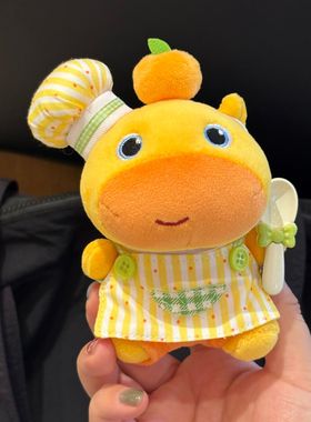 10cm可爱水豚噜噜娃衣棉花娃娃衣服玩偶围兜公仔头套帽子配饰迷你