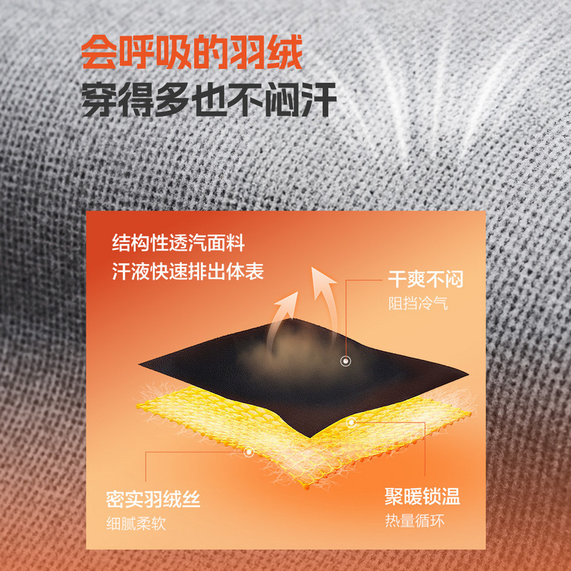 [太空裤]九牧王男装25秋冬保暖休闲裤抗静电抗菌羽绒裤男商场同款,淘宝优惠券,粉丝福利购,淘宝优惠卷