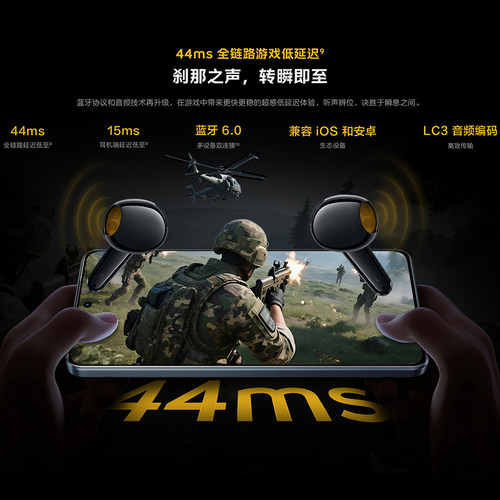 iQOO TWS Air3 Pro无线蓝牙耳机twsair3pro降噪半入耳式iQOO耳机 - 图1