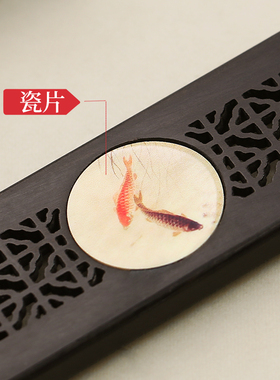 紫光檀便携香盒以香为伴